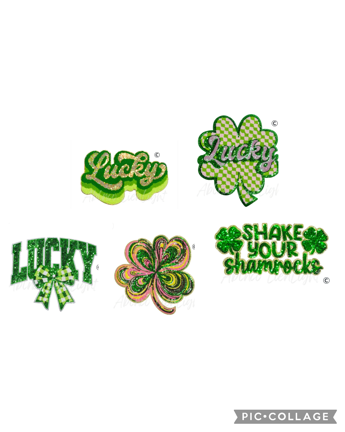 St. Patrick's Day Sequin and fluffy short sleeve Comfort Colors shirt 