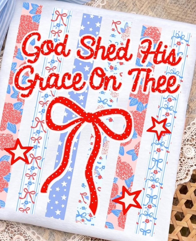 God shed His grace